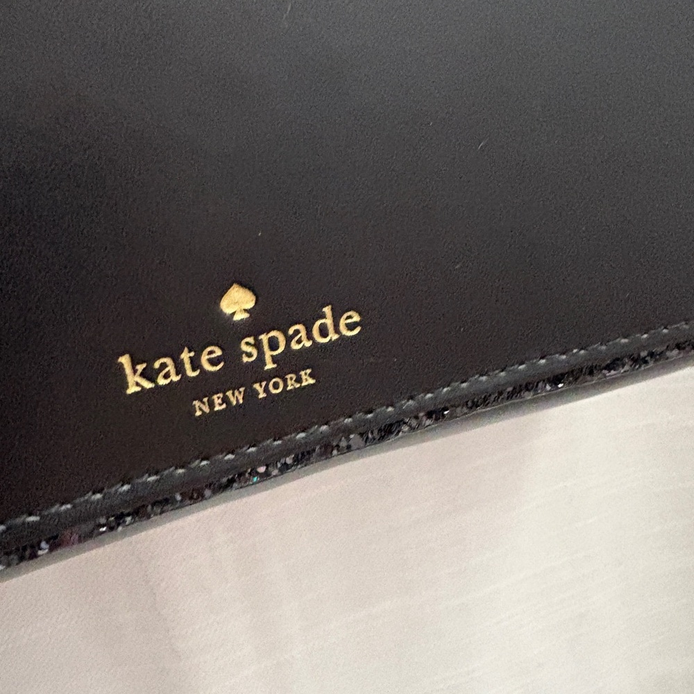 Kate Spade Black Crossbody Bag with glitter edging - Picture 7 of 14